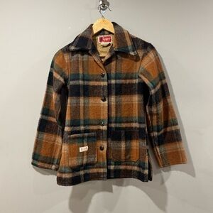 Vintage Regent Wool Plaid Jacket – Youth Size 8 – Made in Canada